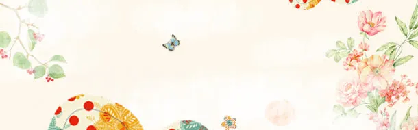 唯美蝶恋花淘宝海报背景