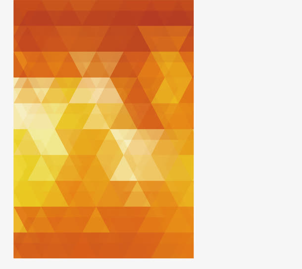 橘黄色色块免抠