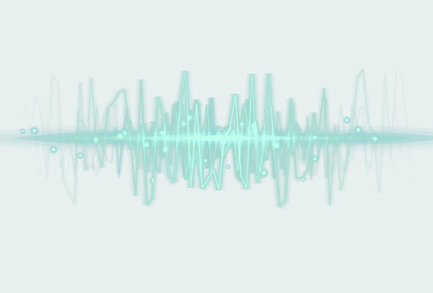 律动的蓝光免抠