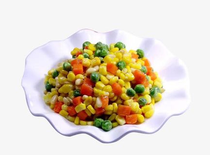 松仁炒玉米免抠