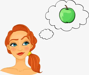 想吃苹果的美丽女孩免抠 想吃苹果的美丽女孩免抠
