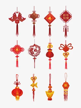 中国元素中国结中国风免抠