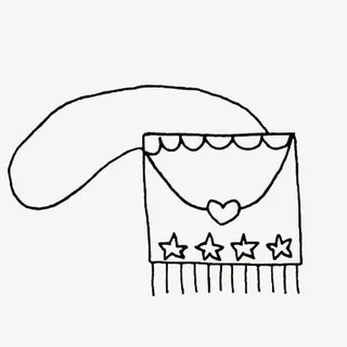 背包包简笔画免抠