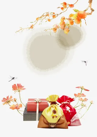 韩式古风海报背景素材