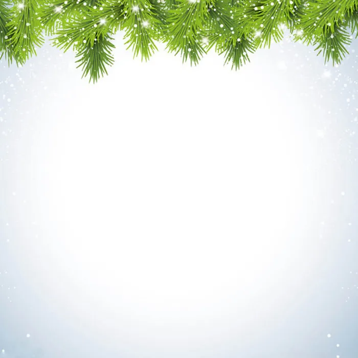 圣诞节雪松背景图高清