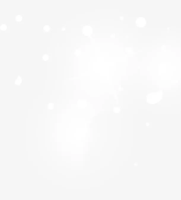 白色个性飘浮雪花免抠