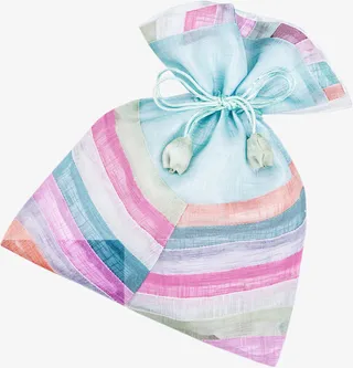 彩色中国风新年福袋免抠