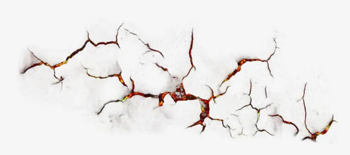 火焰上的裂纹效果图免抠 火焰上的裂纹效果图免抠