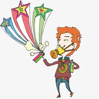 卡通小人矢量免抠