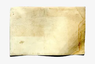 黄色做旧纸张免抠