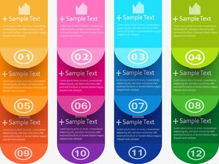 矢量商务信息图表示意图免抠