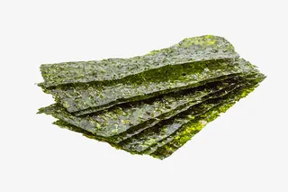 片状散装新鲜海苔免抠