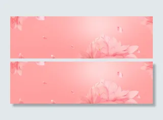 唯美粉色花朵背景高清