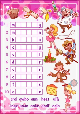 矢量儿童绘本学习免抠