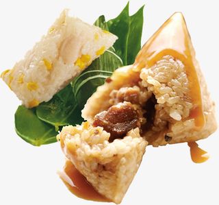 创意肉粽装饰图案免抠