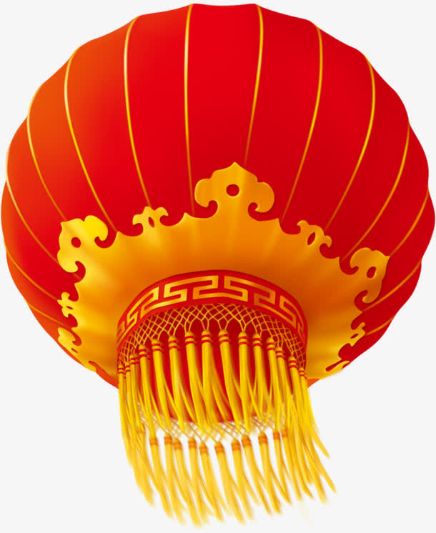 灯笼大红红色灯笼中国风免抠