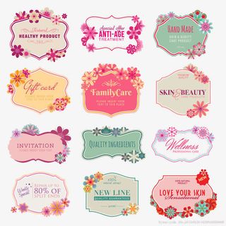 浪漫花瓣装饰贴纸免抠