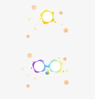 创意合成效果形状质感光效免抠