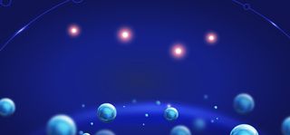 科技梦幻蓝色banner背景高清