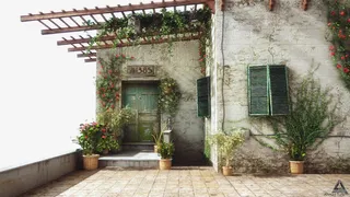 唯美阁楼花园免抠