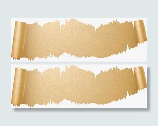 中国风古画卷免抠