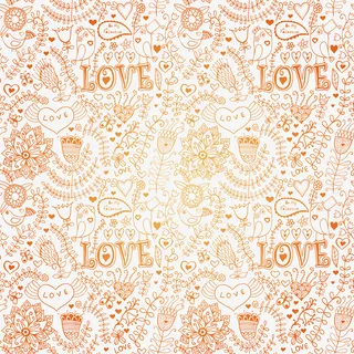 黄色闪耀情人节背景