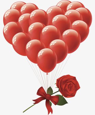 爱在七夕玫瑰花免抠