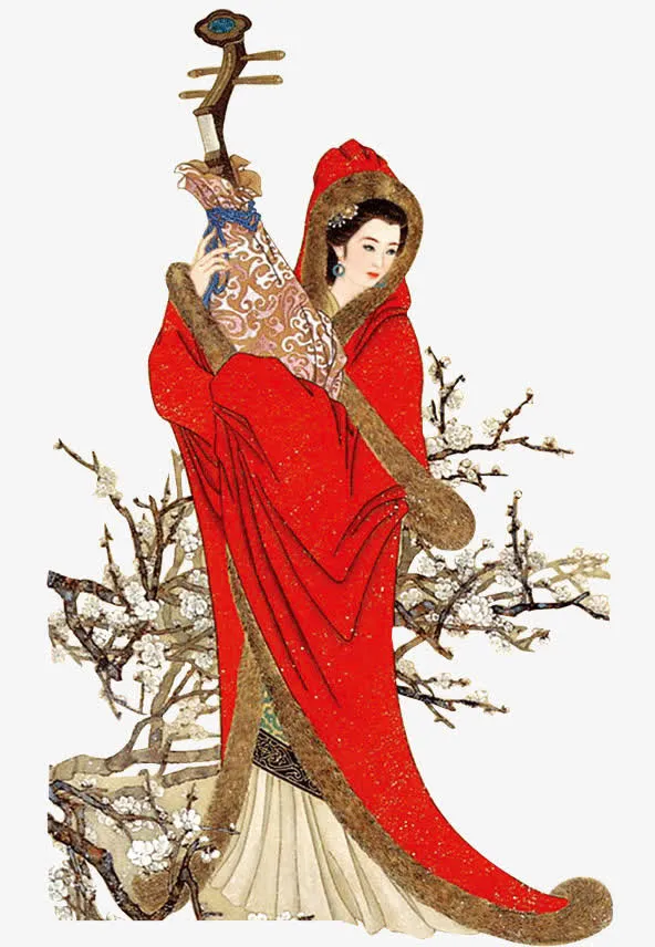 古典美女免抠
