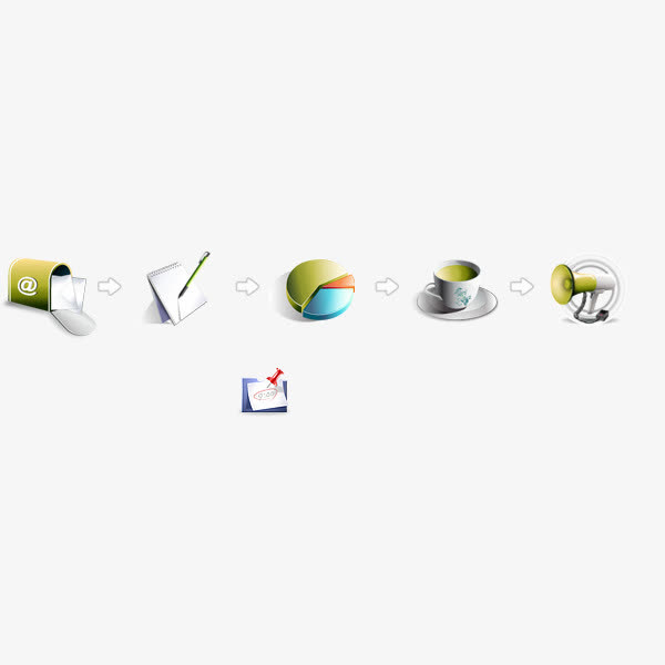 仿真图标导航区免抠