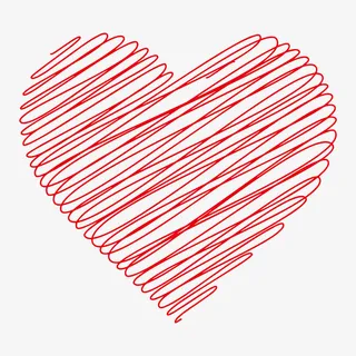 520情人节恋爱唯美手绘爱心免抠