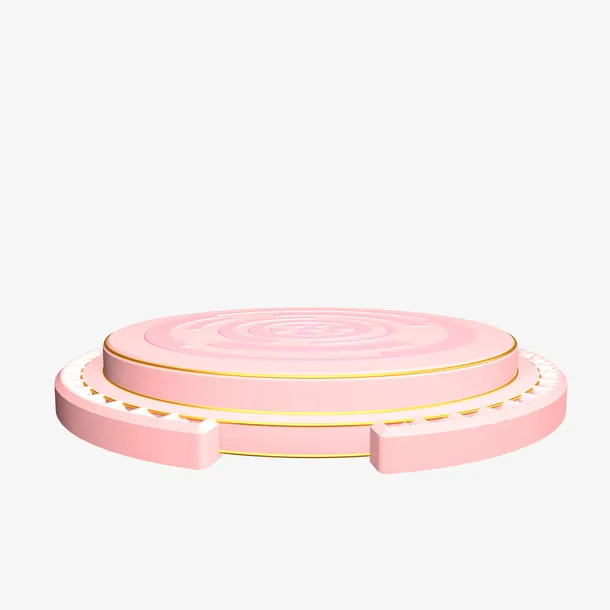 c4d电商展台柔色免抠