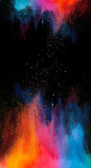 彩色粉末混合壁纸免抠背景H5背景元素