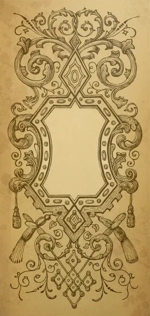 古典花纹边框免抠