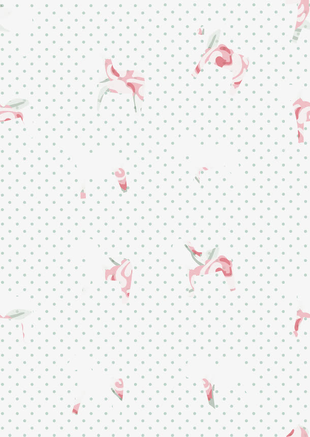 创意花卉点点背景图案