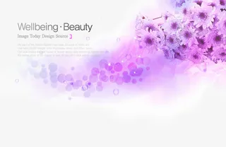紫色化妆品海报背景素材