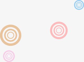 彩色圈圈漂浮双11装饰免抠