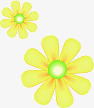 端午节黄色花朵免抠