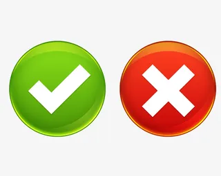 矢量手绘对错符号高清NPG图标免抠