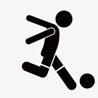 手绘足球人物图标免抠