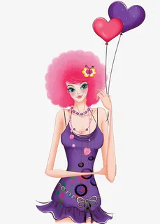 韩国时尚人物插画png图片免抠 韩国时尚人物插画png图片免抠