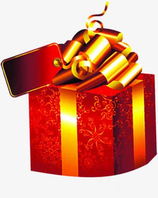 国庆钜惠红色礼物带回家免抠
