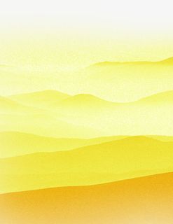 国庆节黄色山峰海报免抠