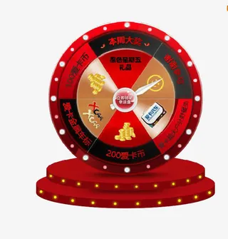 幸运抽奖大转盘免抠