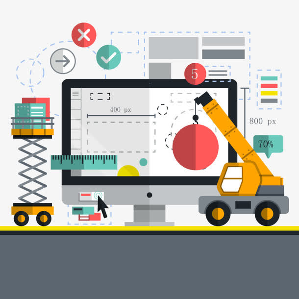 矢量电脑测算免抠