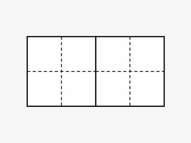 四分格田字格免抠