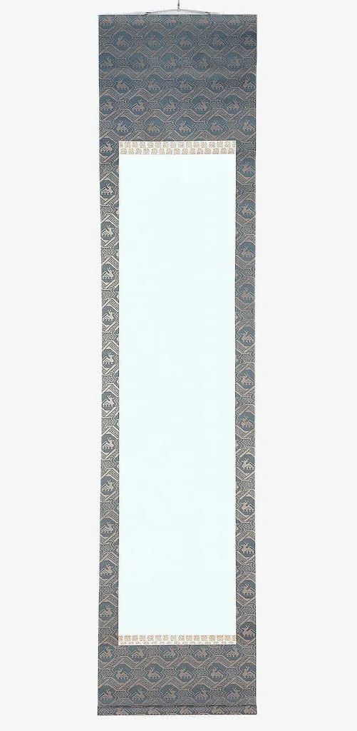 复古水墨轴免抠