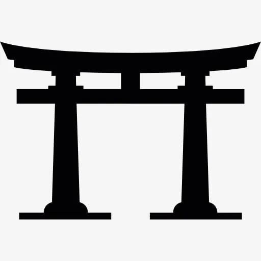 牌坊门图标免抠