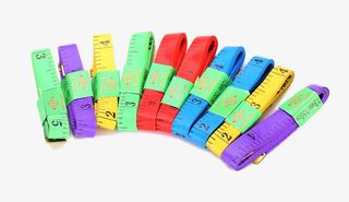 颜色各异的皮尺免抠