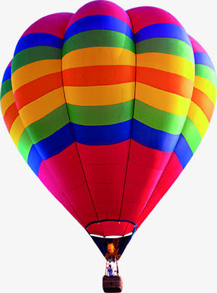 高清彩色氢气球招聘海报免抠