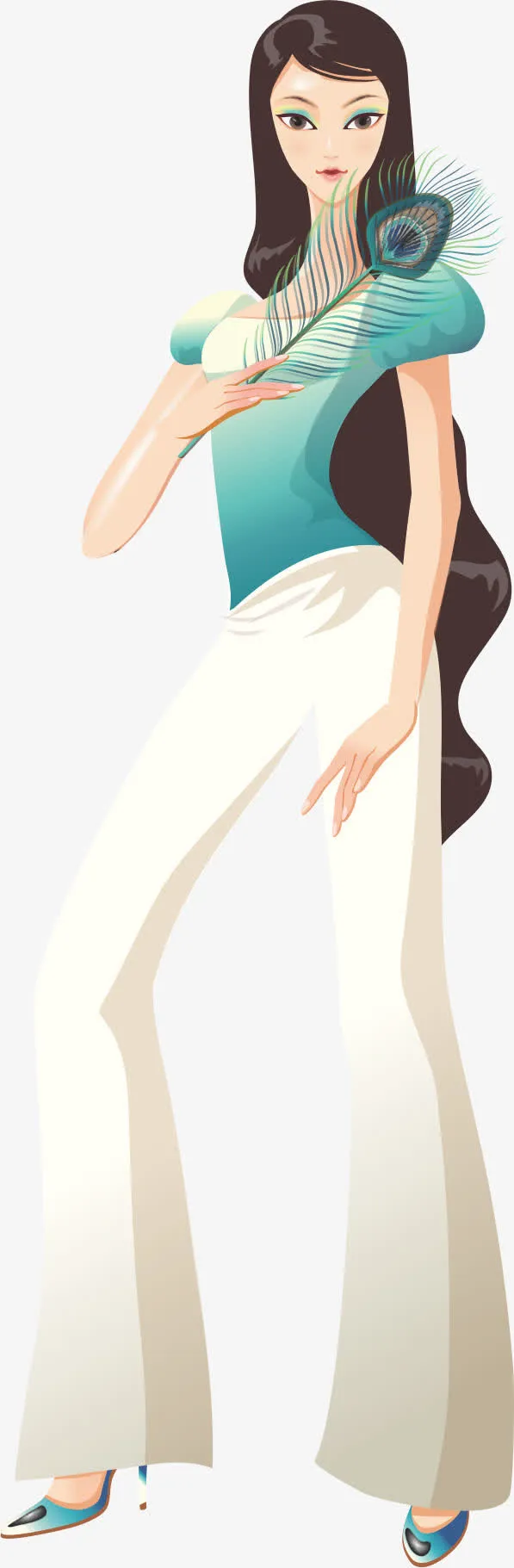 古典女人免抠